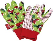 tuinhandschoenen Krabbelkäfer 4-6 jaar groen/rood