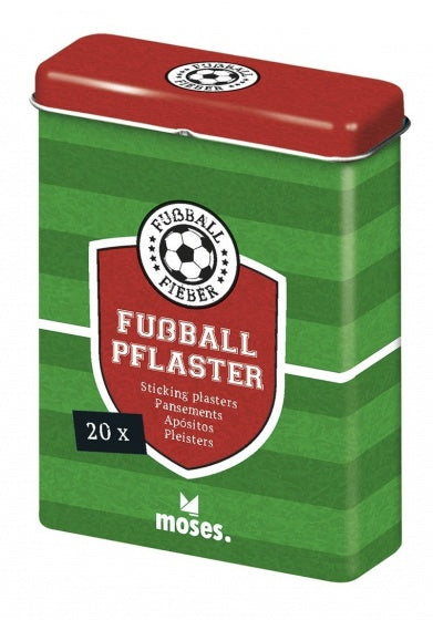 Voetbal pleisters in blik 20-delig