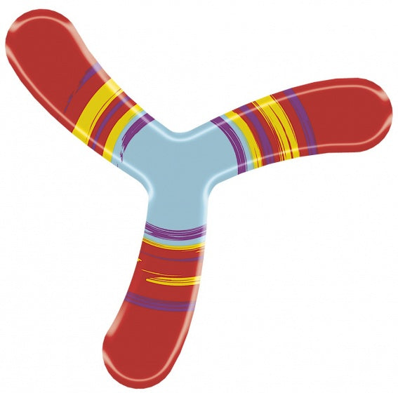 zachte boomerang rood 22