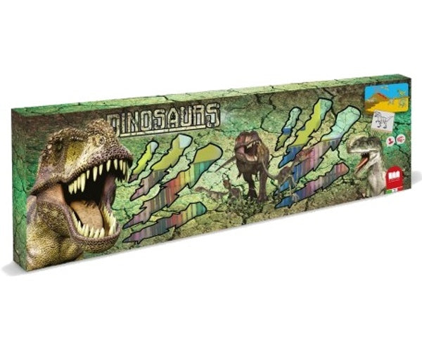 kleurset Dinosaurs 86-delig groen