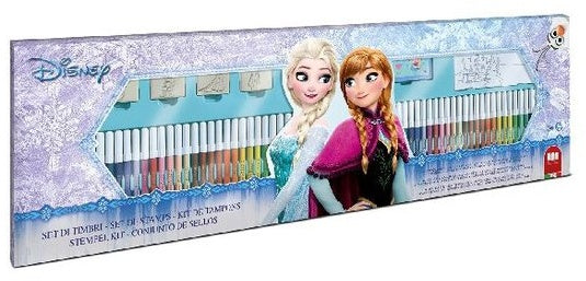 kleurset Frozen 86-delig blauw