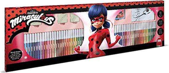 kleurset Miraculous 86-delig rood