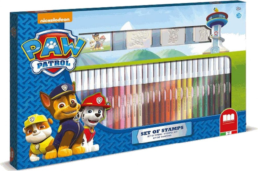 kleurset Paw Patrol 41-delig blauw
