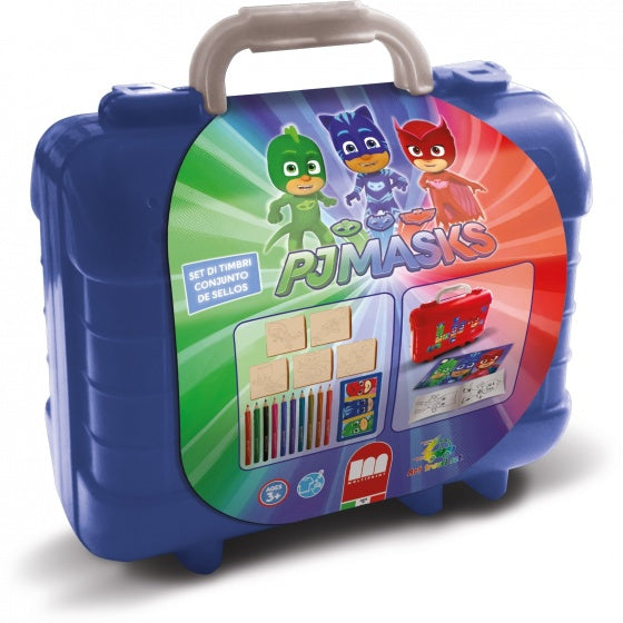 kleurset PJ Masks 19-delig blauw
