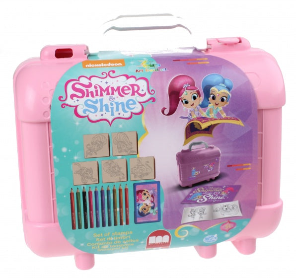 kleurset Shimmer & Shine 19-delig roze