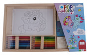 pop unicorns kleurset 19-delig