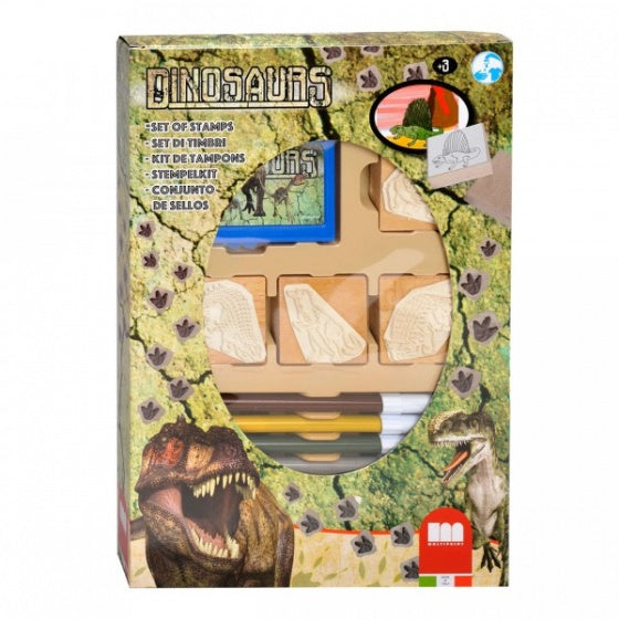 kleurset Dinosaurs 12-delig groen