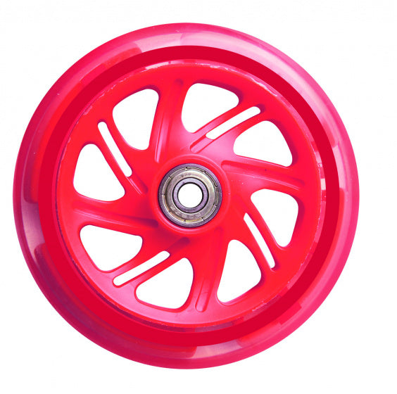 3-wiel kinderstep Junior Voetrem Rood