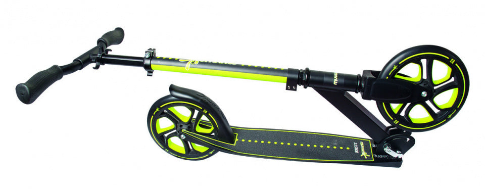 stuntstep Junior Voetrem Geel/Zwart