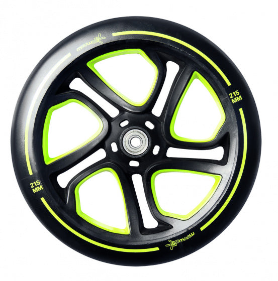 stuntstep Junior Voetrem Geel/Zwart
