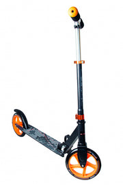 stuntstep Junior Voetrem Grijs/Oranje
