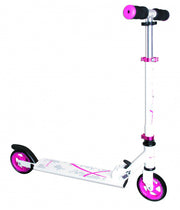 stuntstep Junior Voetrem Roze/Wit