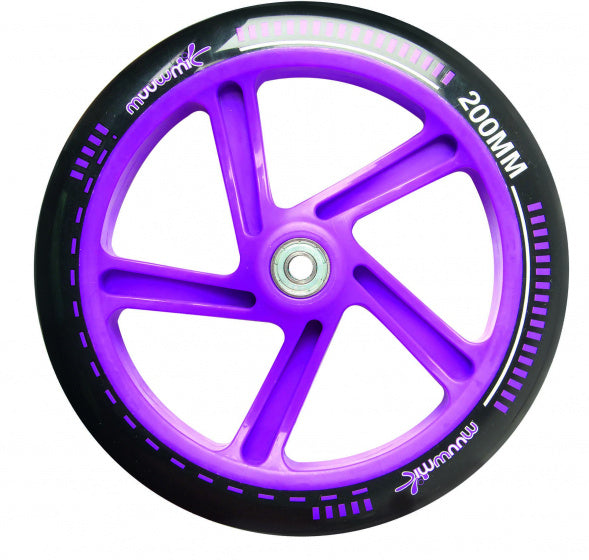 stuntstep Junior Voetrem Wit/Paars