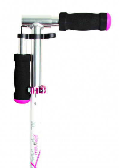 stuntstep Junior Voetrem Roze/Wit