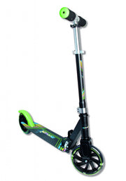 stuntstep Junior Voetrem Zwart/Multicolor