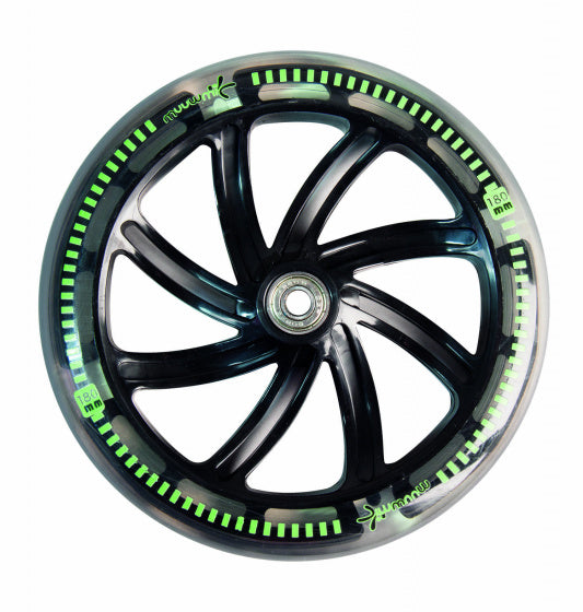stuntstep Junior Voetrem Zwart/Multicolor