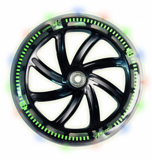 stuntstep Junior Voetrem Zwart/Multicolor