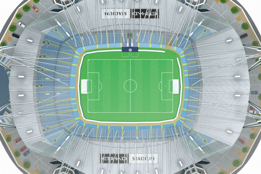 Manchester City 3D-puzzel Etihad Stadium 139-delig