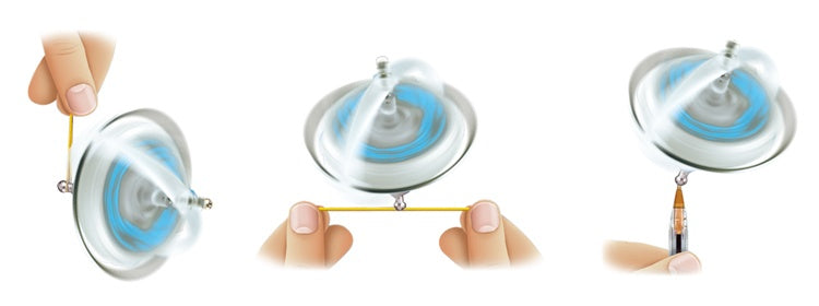 UFO Gyroscoop Met Licht Rood