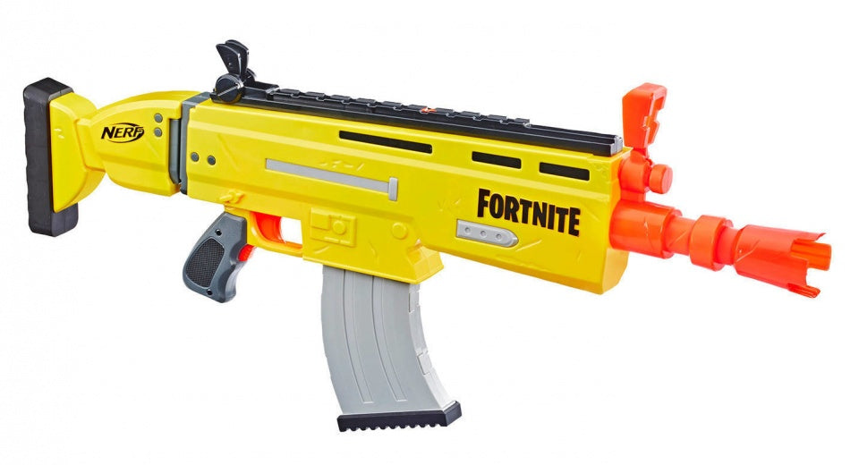 blaster Fortnite AR-L 75 cm jongens geel/oranje