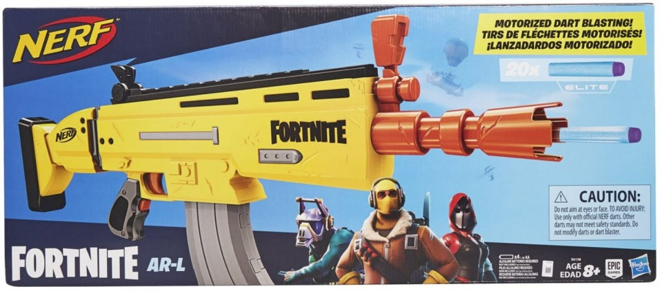 blaster Fortnite AR-L 75 cm jongens geel/oranje
