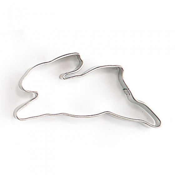 uitsteekvorm haas 6 x 4 x 1 cm blank staal
