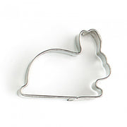 uitsteekvorm konijn 4 x 3 x 1 cm blank staal