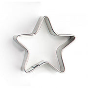 uitsteekvorm sterretje 3 x 3 x 1 cm blank staal