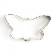 uitsteekvorm vlinder 8 x 5 x 2 cm blank staal
