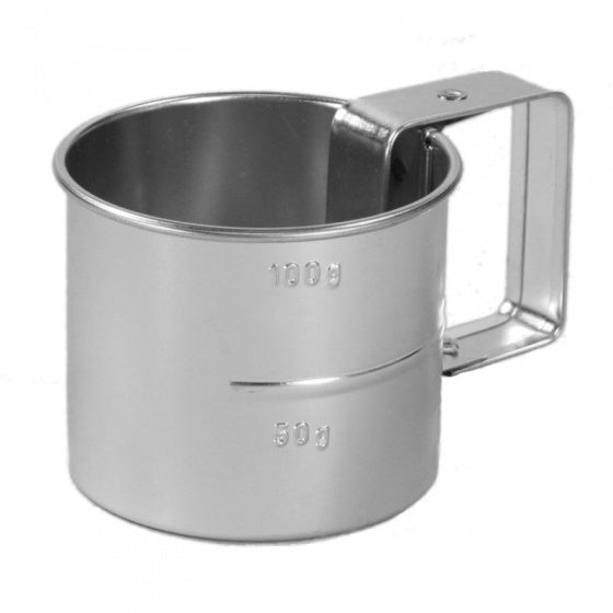 zeef 10 x 6 cm blank staal