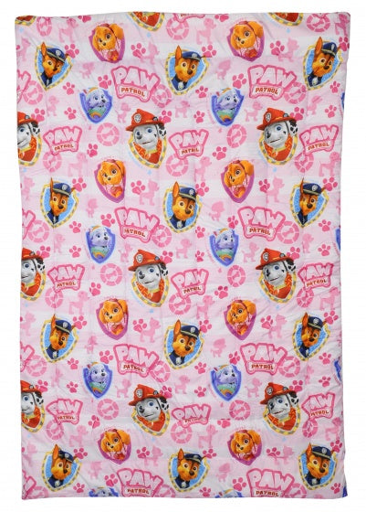 dekbed Paw Patrol roze 140 x 200 cm