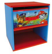 Paw Patrol nachtkast hout blauw/rood 33x30x36 cm