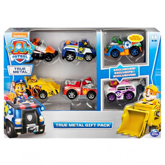 speelset Paw Patrol True Metal voertuigen
