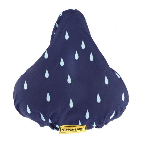 zadeldek druppel 17 x 25 cm polyester donkerblauw