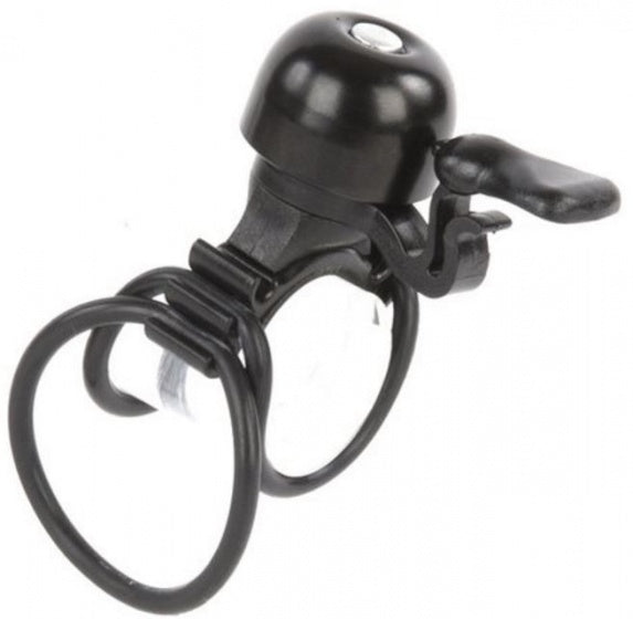 fietsbel mini 23 mm zwart