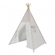 tipitent Pink Rib-serie meisjes 165 cm wit/roze