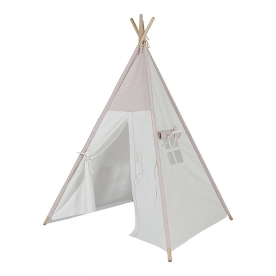 tipitent Pink Rib-serie meisjes 165 cm wit/roze