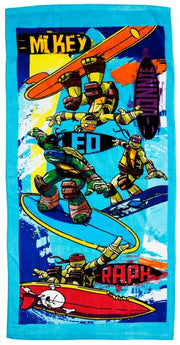 strandlaken Surf blauw junior 70 x 140 cm