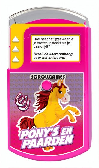 quizspel scrollgames Pony's en Paarden