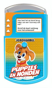 quizspel scrollgames Puppies en Honden