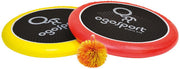 vang- en werpspel 29 cm rood/geel