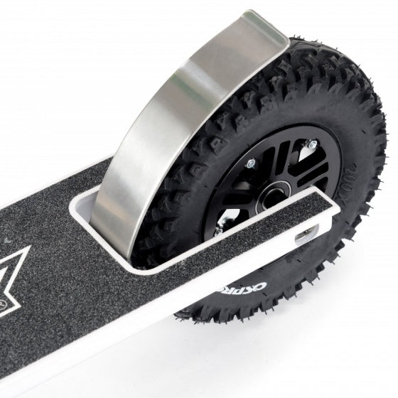 Dirt stuntstep Junior Voetrem Zwart/Wit