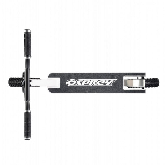Dirt stuntstep Junior Voetrem Zwart/Wit