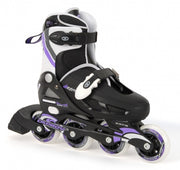 Inline Skates Meisjes Verstelbaar Zwart Maat 33-37