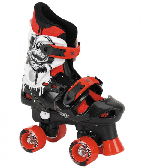 rolschaatsen verstelbaar jongens zwart mt 28-31