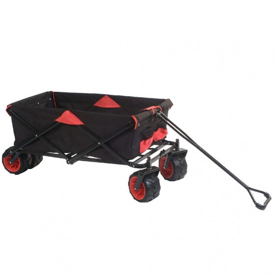 Bolderwagen Opvouwbaar zwart