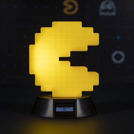 lamp Pac-Man Icon light 10 cm geel
