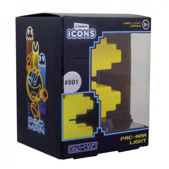 lamp Pac-Man Icon light 10 cm geel