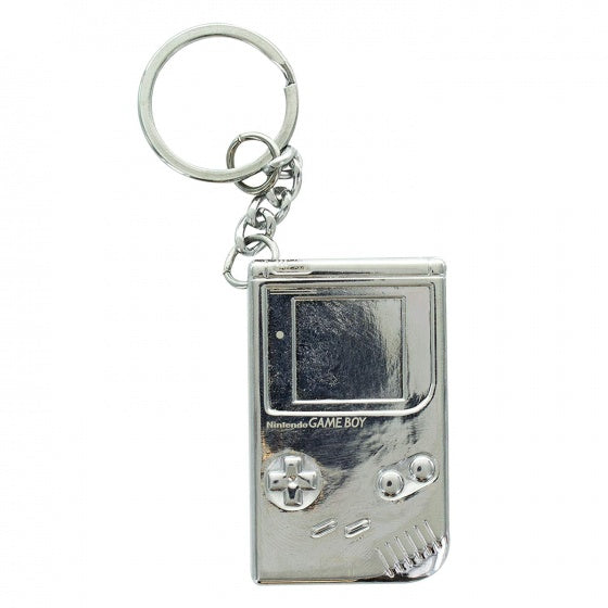 sleutelhanger Nintendo Gameboy 3D 5 cm zilver