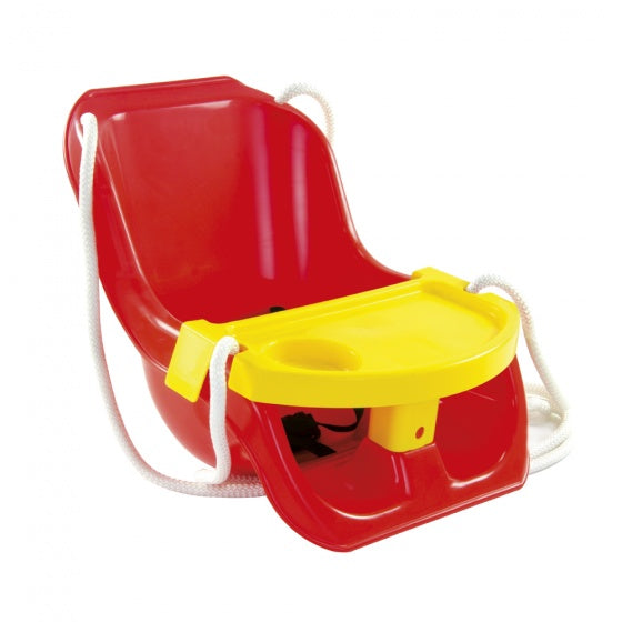 schommelzitje 2-in-1 rood/geel